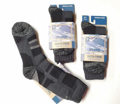 Calcetin frío extremo Zima mod nº2 color gris y negro (lote de 3 pares)