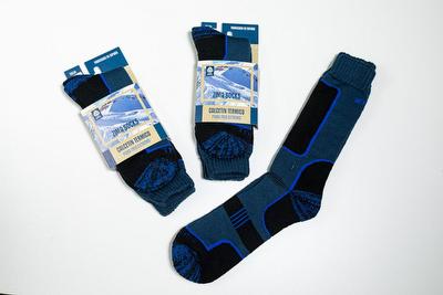 Calcetin frío extremo Zima mod nº4 color azul cobalto y negro (lote de 3 pares)