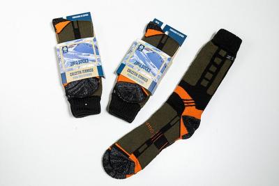 Calcetín frío extremo Zima mod nº5 color negro/naranja (lote de 3 pares)