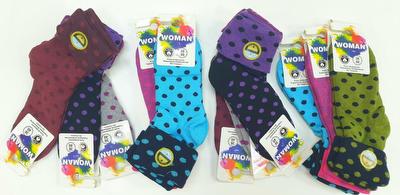 1M024. CALCETÍN SURTIDO FANTASÍA (lote de 12 pares)